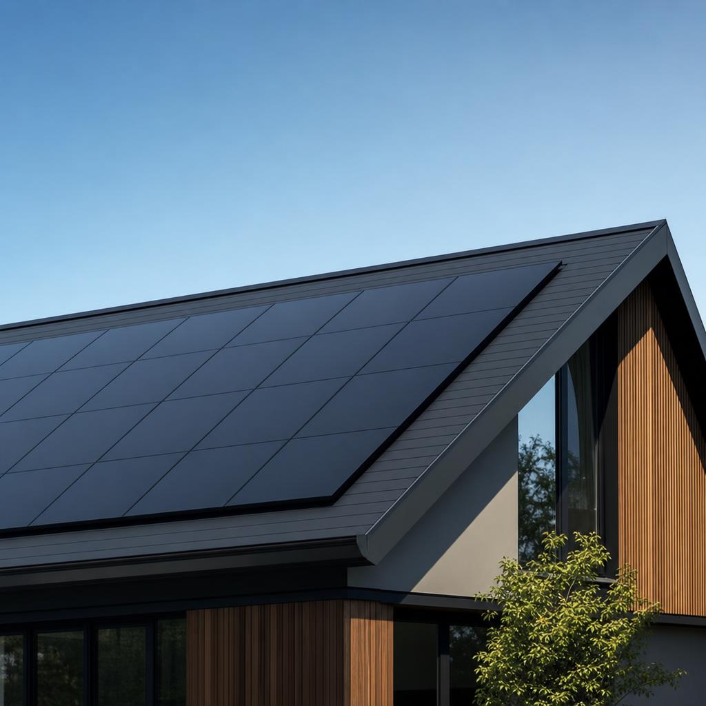 Een woning die zelf energie opwekt met zonnepanelen
